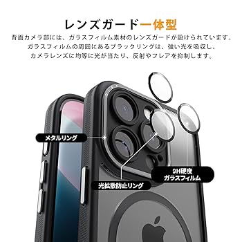 iPhone16 ProMax & おまけ（フィルム類、ケース） Apple iPhone 16 Plus Pro Maxケース カバー 衝撃防止 カッコ
